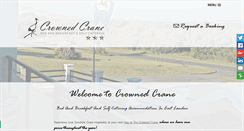 Desktop Screenshot of crownedcrane.co.za